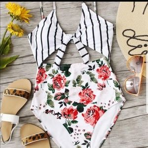 NWT SHEIN cut out one piece swimsuit